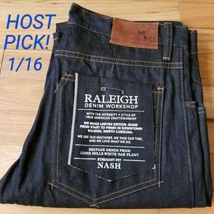 Raleigh Denim Nash - Original Selvage Raw Denim